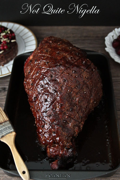 ham root beer, chocolate pomegranate cake
