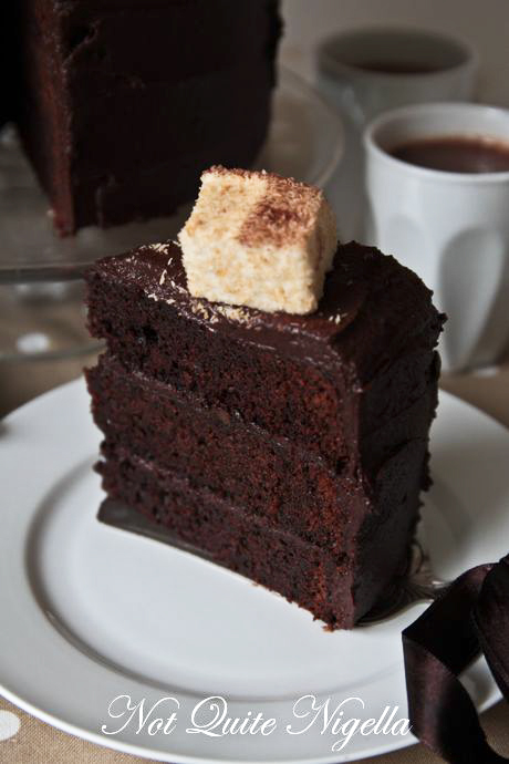 hot chocolate cake marshmallows
