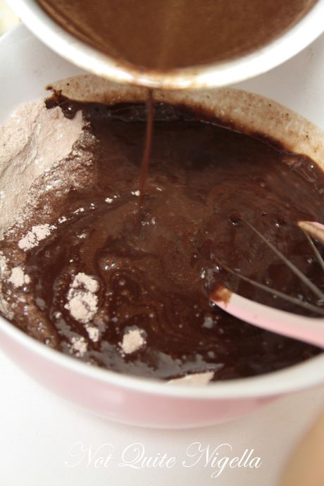 hot chocolate cake marshmallows