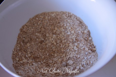 chocolate macadamia anzac biscuits