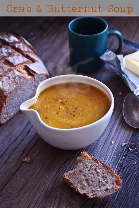 crab butternut squash soup