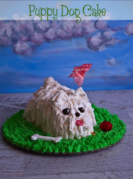 puppy dog cake