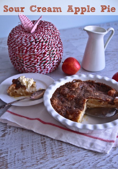 scandinavian sour cream apple pie