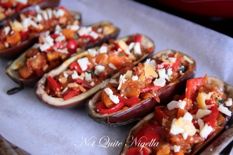 stuffed eggplant