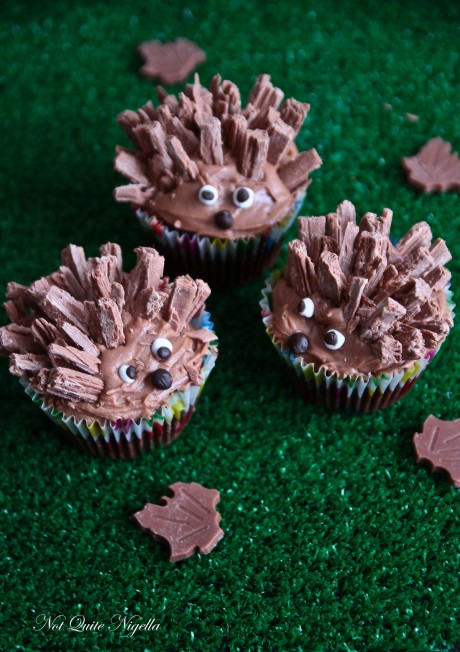 hedgehog cupcakes