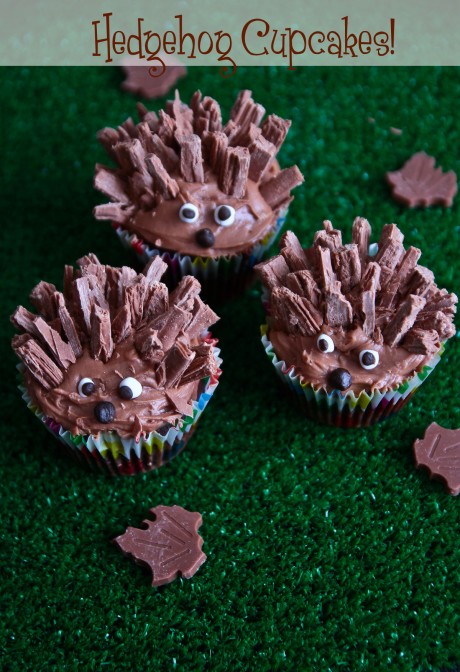 hedgehog cupcakes