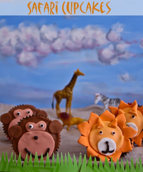 jungle cupcakes