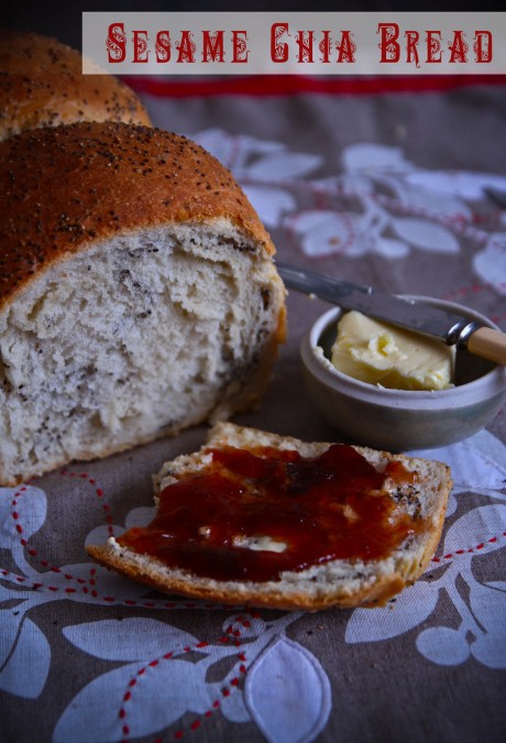 sesame chia bread