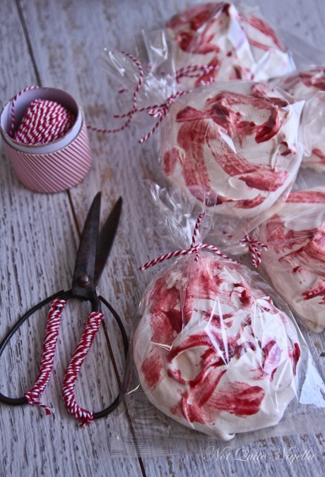raspberry meringue clouds
