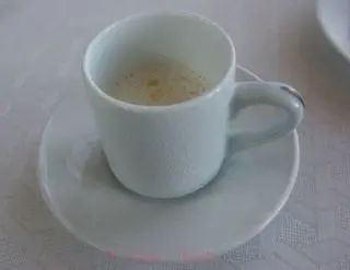 Altitude at the Shangri-la Hotel, The Rocks Sydney Amuse Bouche Celeriac Veloute