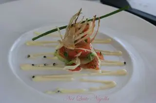 Altitude at the Shangri-la Hotel, The Rocks Sydney Petuna salmon