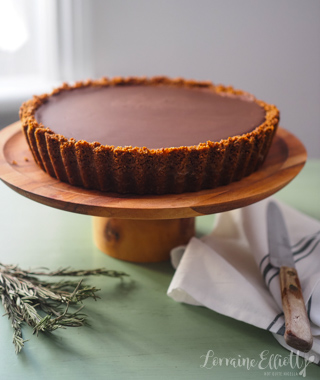 ANZAC Biscuit Caramel Tart
