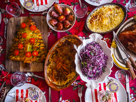 Australian Christmas Food dinner menu @ Not Quite Nigella