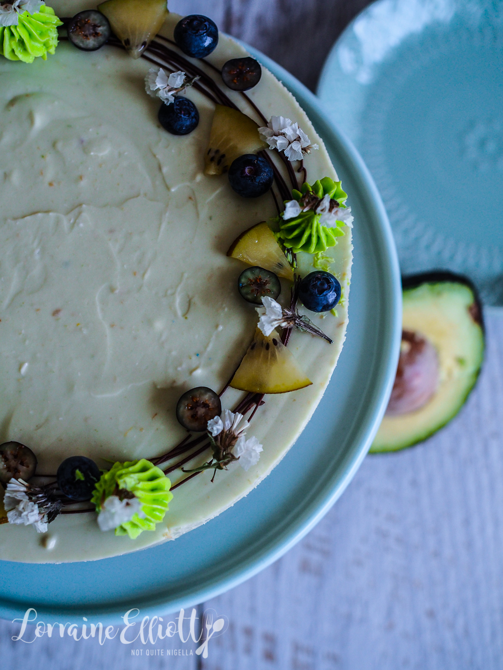 Avocado Cheesecake @ Not Quite Nigella