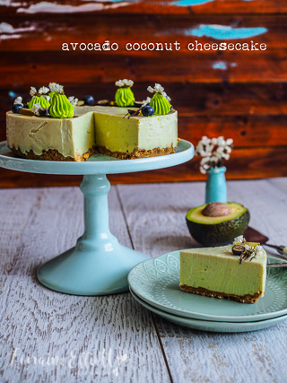 Avocado Coconut Cheesecake