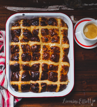 Savoury Bacon, Cheese & Egg Hot Cross Buns