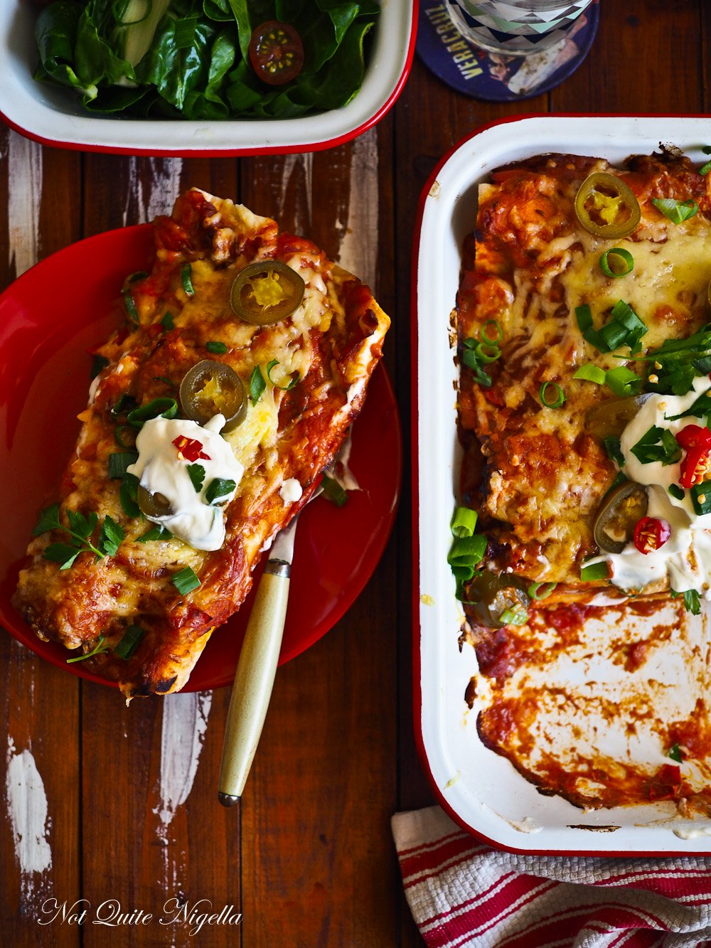 Baked Chicken Enchiladas @ Not Quite Nigella