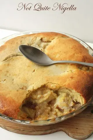 Banana Caramel Cobbler-Ugly but Delicious