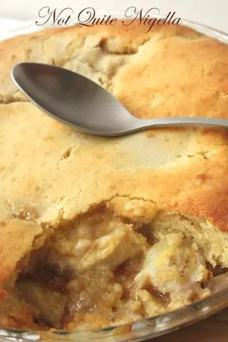 Banana Caramel Cobbler-Ugly but Delicious
