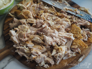 BBQ Chicken Mission Style Burrito