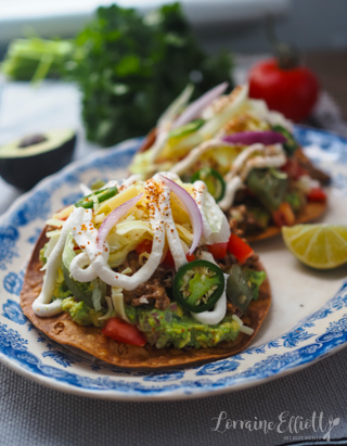 Beef Tostadas