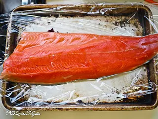 Beetroot Cured Salmon