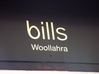 Bills at Woollahra