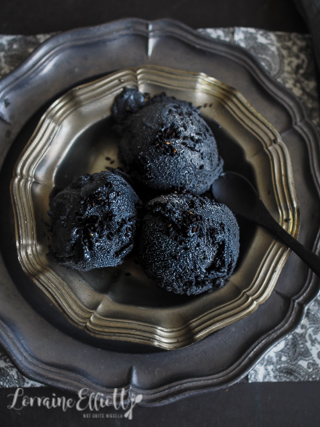 Black Sesame Ice Cream No Churn