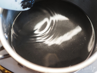 Black Sesame Soup With Mochi