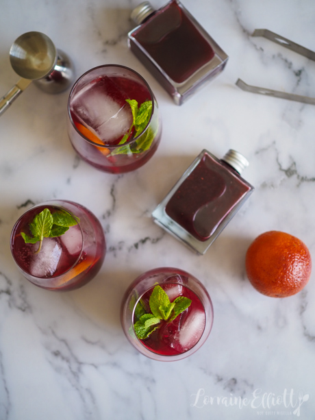 Blood Orange Syrup @ Not Quite Nigella