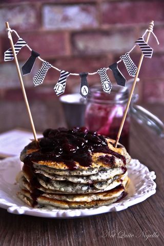 blueberry chia pancakes