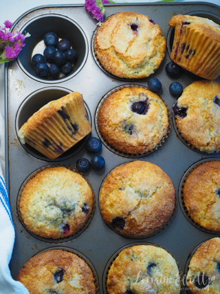 Blueberry Muffins Bakery Style