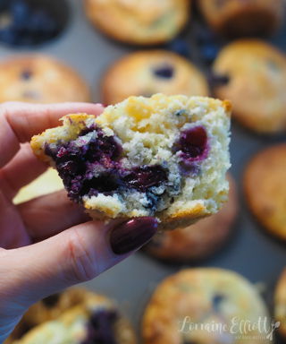Blueberry Muffins Bakery Style