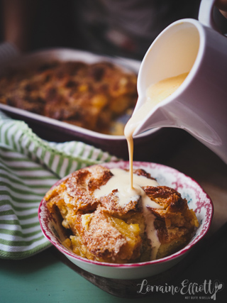 Bread & Butter Pudding Madagascan Vanilla Custard 