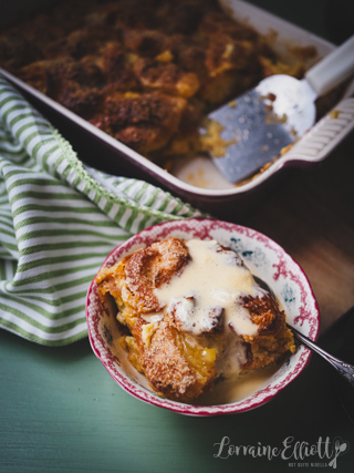 Bread & Butter Pudding Madagascan Vanilla Custard 