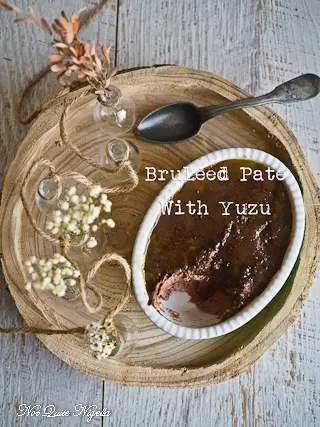 Bruleed pate with yuzu