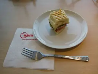 North West Airlines Narita Lounge Sandwich