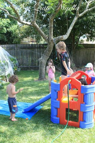 australia day bbq slip slide 1