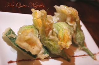 Catalonia at Kirribilli Zucchini flowers