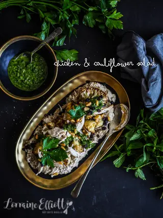 Cauliflower & Chicken Salad