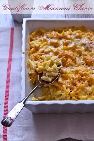 macaroni cauliflower cheese