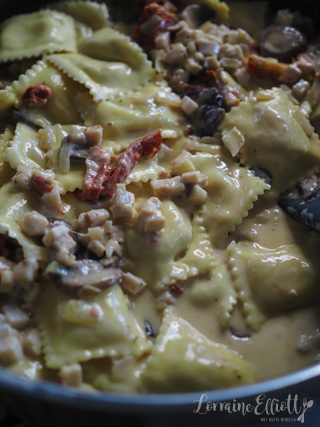Chicken Alfredo Bake
