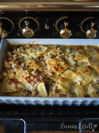 Chicken Alfredo Bake