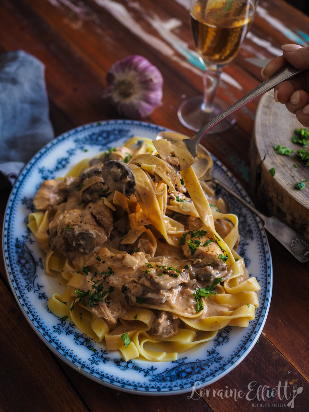 Chicken Stroganoff recipe Slow Cooker Instant Pot Pressure Cooker