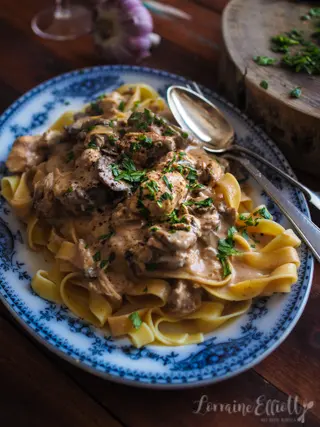 Chicken Stroganoff recipe Slow Cooker Instant Pot Pressure Cooker