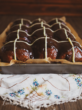 Chocolate Hot Cross Buns