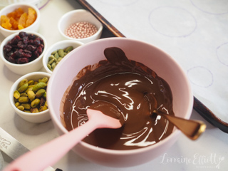 Chocolate Christmas Tree Mendiant