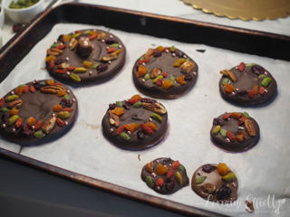 Chocolate Christmas Tree Mendiant