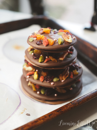 Chocolate Christmas Tree Mendiant