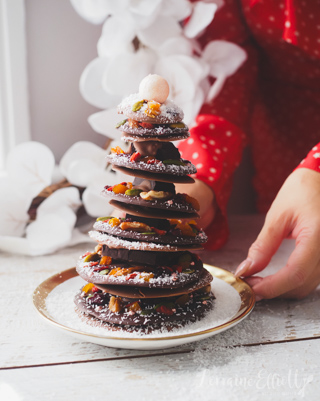 Chocolate Christmas Tree Mendiant